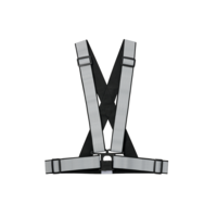 Bookman Urban Visibility Reflective Cross Belt Black