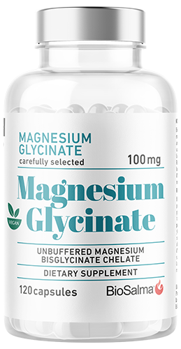 BioSalma Magnesium Glycinate 120 kapslar