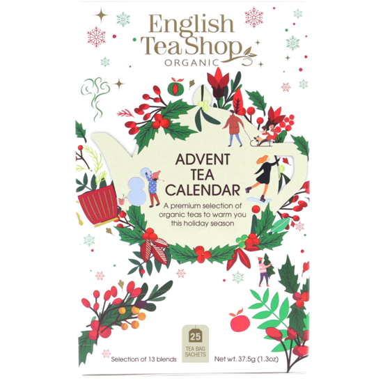 English Tea Shop Adventskalender Ask Vit EKO 25 tepåsar