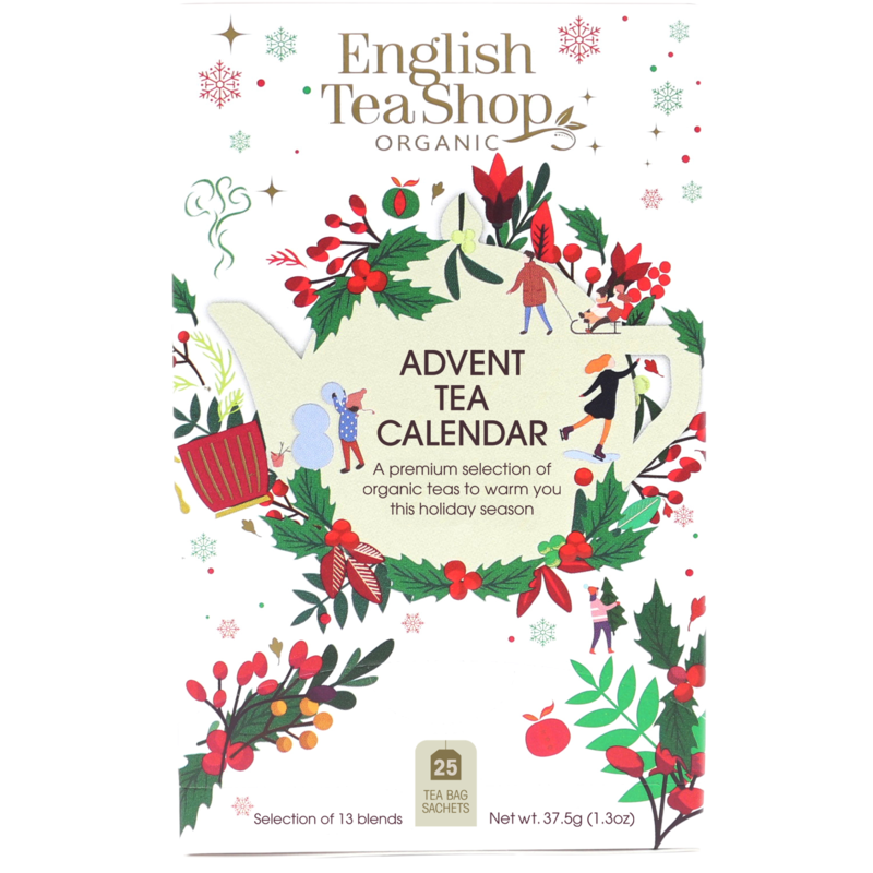 English Tea Shop Adventskalender Ask Vit EKO 25 tepåsar