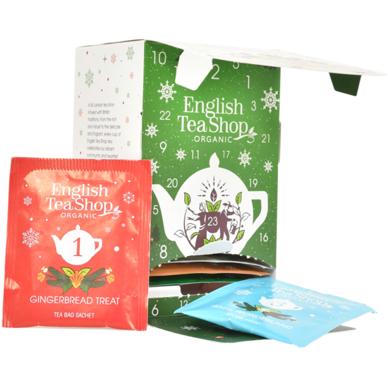 English Tea Shop Adventskalender Ask Vit EKO 25 tepåsar