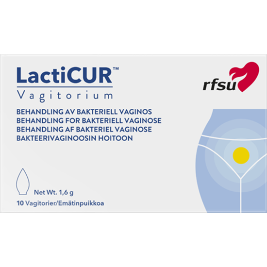 RFSU LactiCUR Vagitorium 10 st