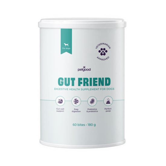 Petgood Gut Friend Mag- & Tarmtillskott för Hund 180 g