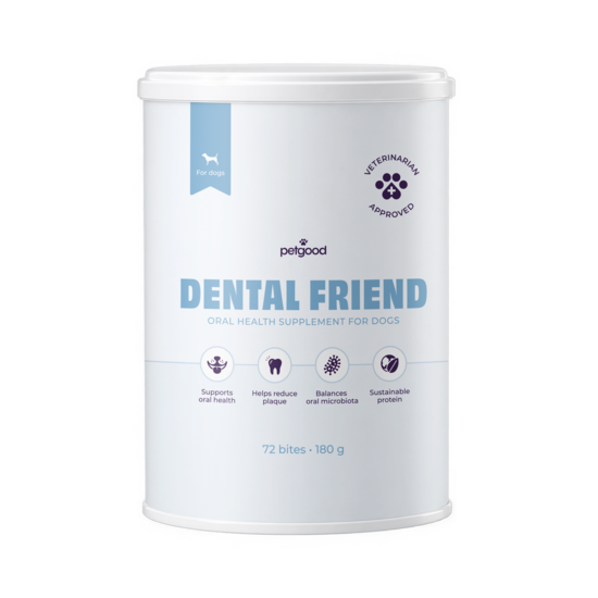Petgood Dental Friend Munhälsa Tillskott för Hund 180 g