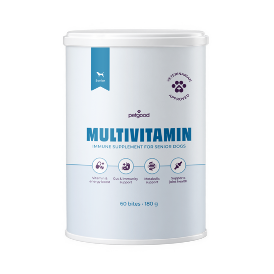Petgood Multivitamin för Senior Hund 180 g