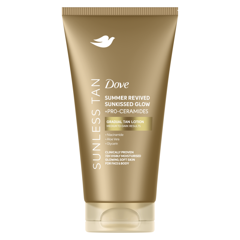Dove Summer Revived brun utan sol Hudkräm Medium to Dark 75 ml