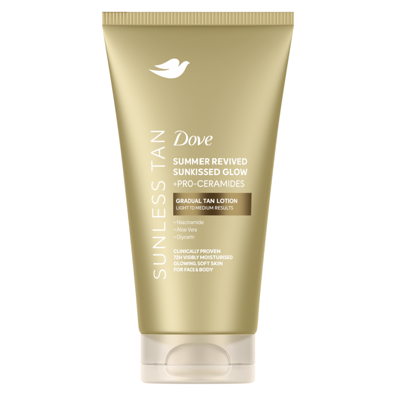 Dove Summer Revived brun utan sol Hudkräm Light to Medium 75 ml