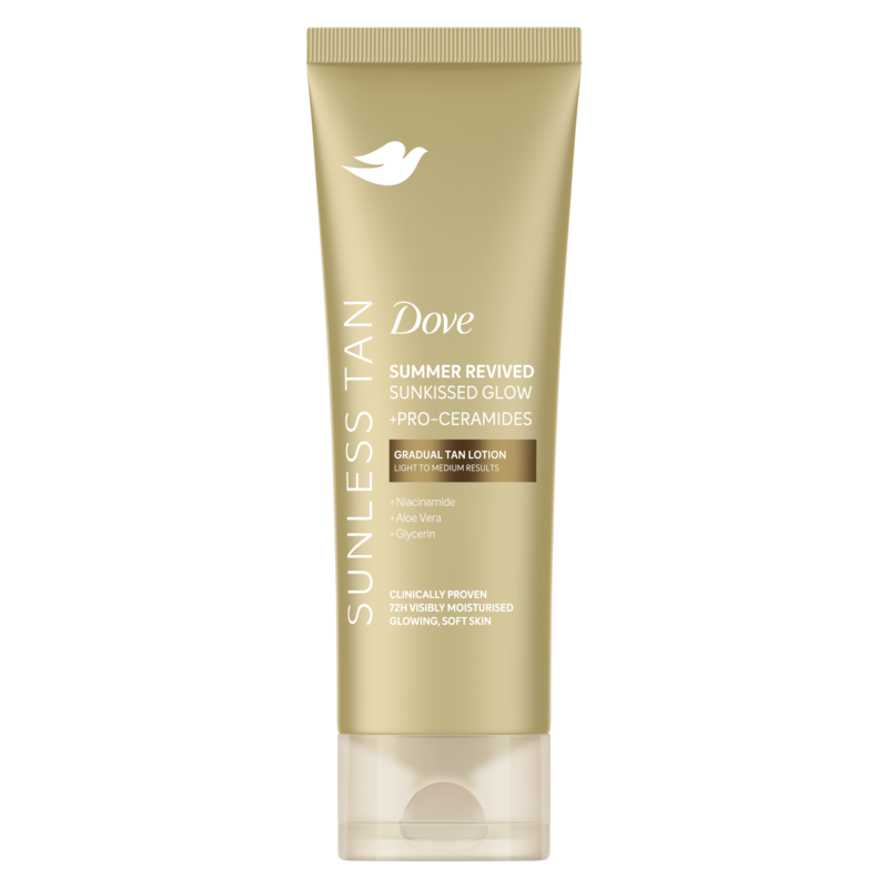 Dove Summer Revived brun utan sol Hudkräm Light to Medium 200 ml