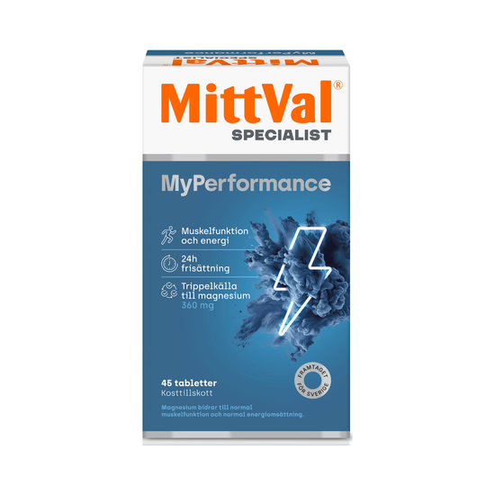 MittVal MyPerformance 45 tabletter