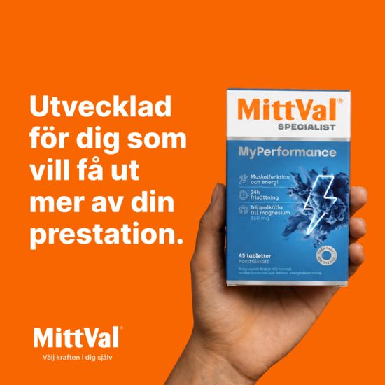 MittVal MyPerformance 45 tabletter