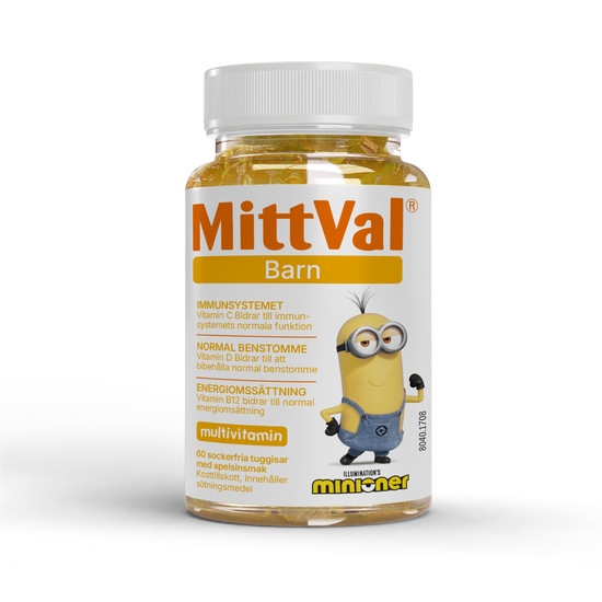 MittVal Vitaminions Multivitamin Barn 60 tuggtabletter