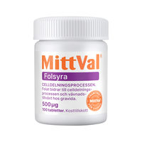 MittVal Folsyra 100 tabletter