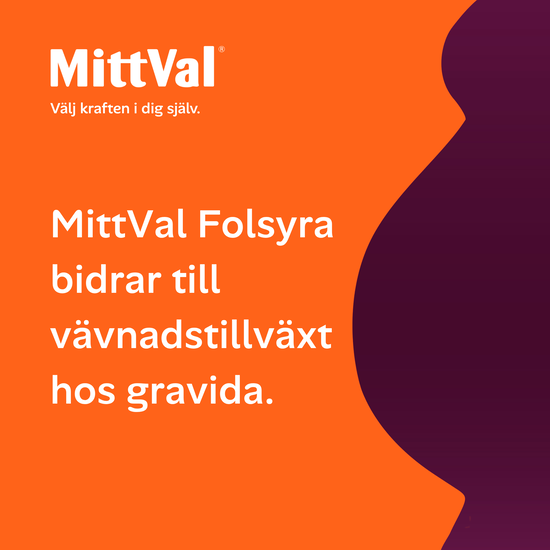 MittVal Folsyra 100 tabletter