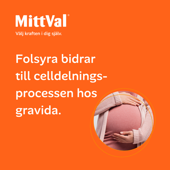 MittVal Folsyra 100 tabletter