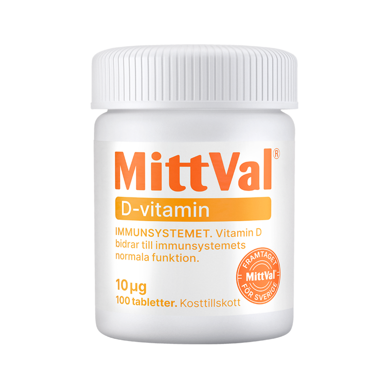 MittVal D-vitamin 100 tabletter