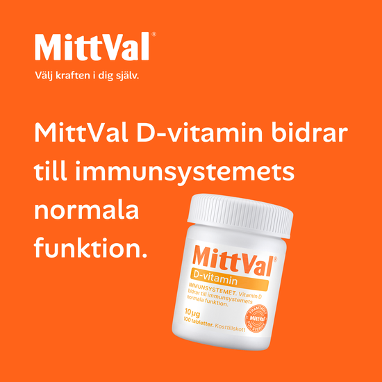 MittVal D-vitamin 100 tabletter