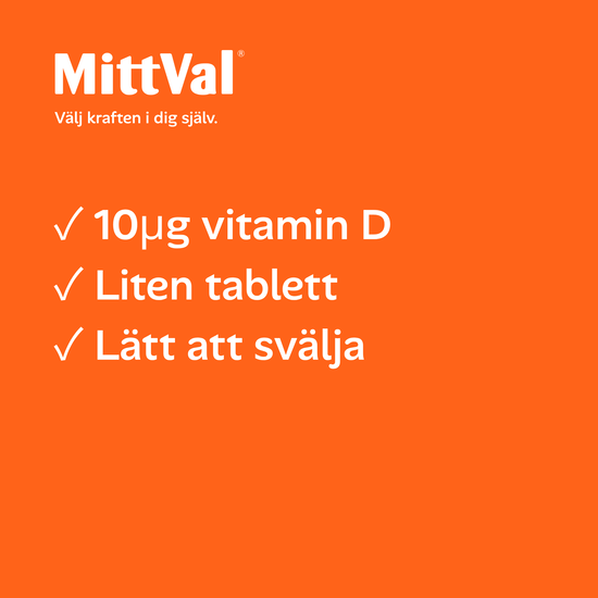 MittVal D-vitamin 100 tabletter
