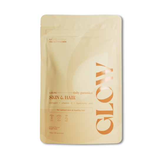 Cáene Glow Skin & Hair 60 gummies