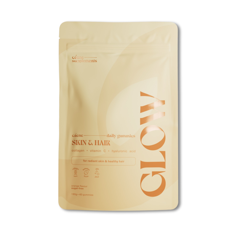 Cáene Glow Skin & Hair 60 gummies