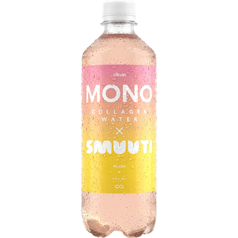 MONO x Smuuti Collagen Water Peach 500 ml