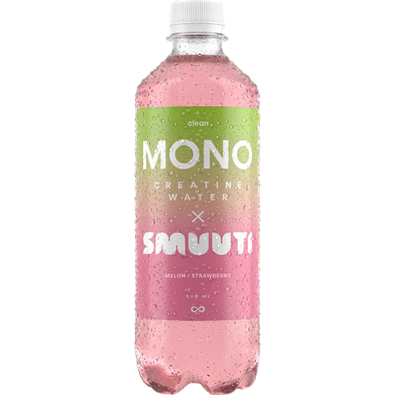 MONO x Smuuti Creatine Water Melon/Strawberry 500 ml