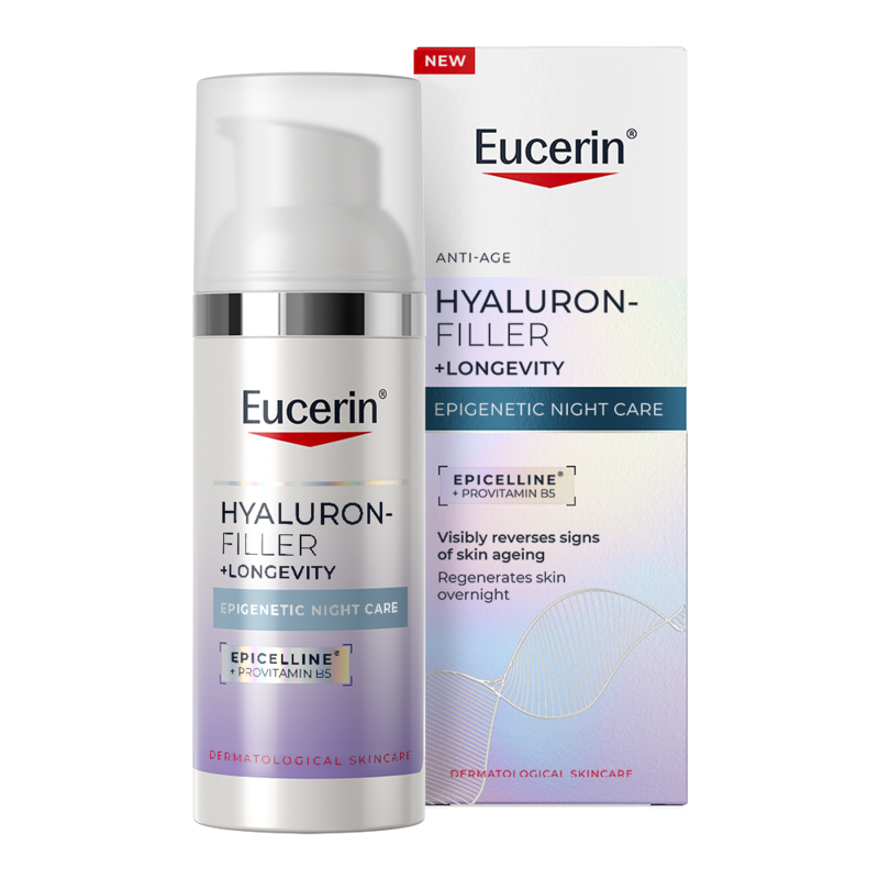 Eucerin Nattkräm Hyaluron-Filler+Longevity Epigenetic 50 ml