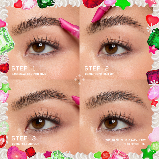 NYX Professional Makeup Brow Duo Holiday Kit: Lift N Snatch Brow Tint Pen Espresso + The Brow Glue Crazy Lift