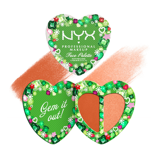 NYX Professional Makeup Bling The Halls Blush and Highlighter Duo: Hot Gem and Topaz