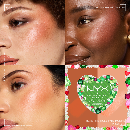 NYX Professional Makeup Bling The Halls Blush and Highlighter Duo: Hot Gem and Topaz