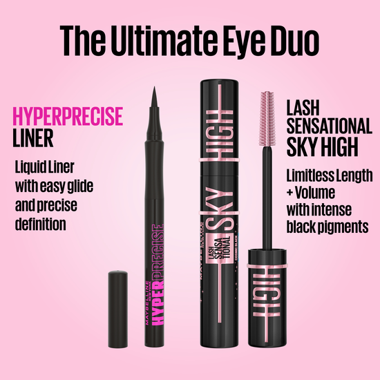 Maybelline New York Eye Duo Gift Box - Mascara + Eyeliner