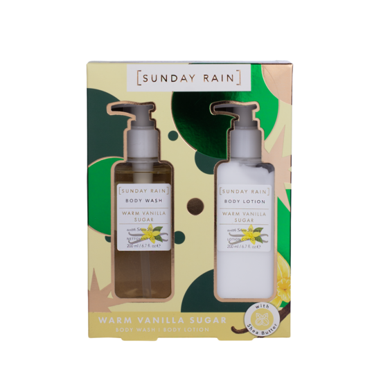 Sunday Rain Warm Vanilla Sugar Body Duo