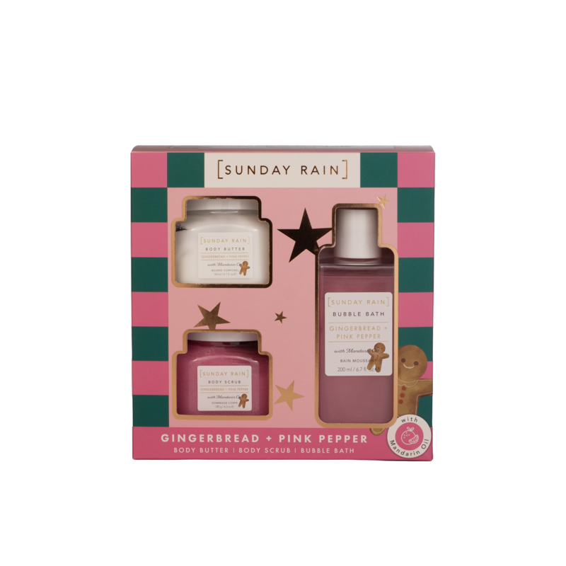 Sunday Rain Gingerbread + Pink Pepper Trio