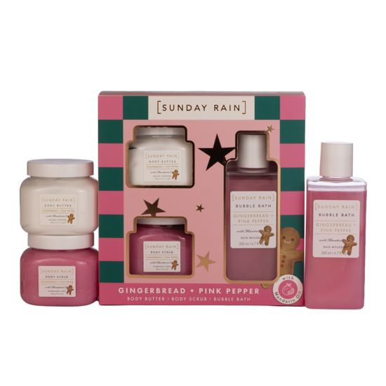 Sunday Rain Gingerbread + Pink Pepper Trio