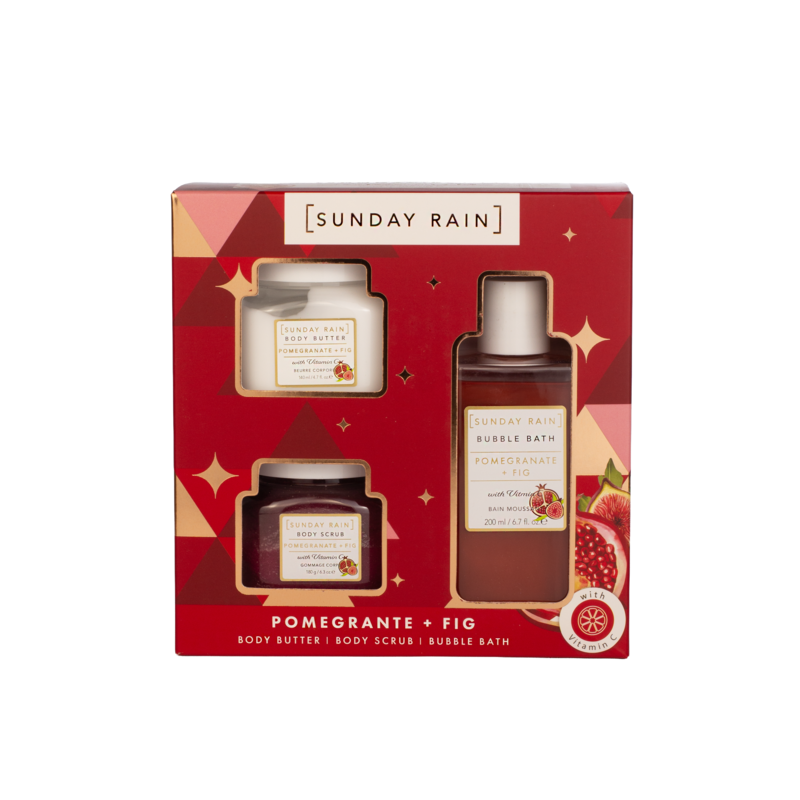 Sunday Rain Pomegranate + Fig Trio