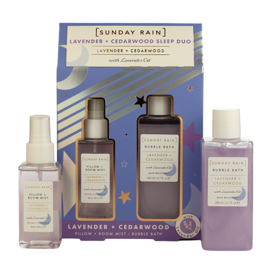 Sunday Rain Lavender + Cedarwood Sleep Duo