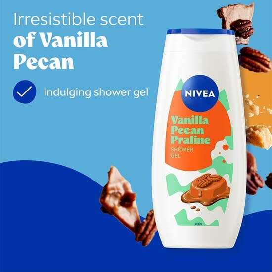 NIVEA Duschtvål Vanilla Pecan Praline Shower Gel 250 ml