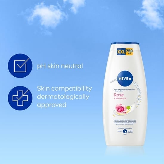 NIVEA Duschkräm Rose & Almond Oil 750 ml