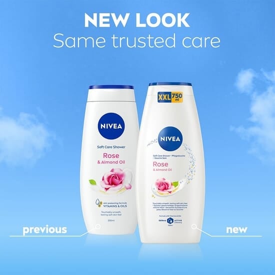 NIVEA Duschkräm Rose & Almond Oil 750 ml