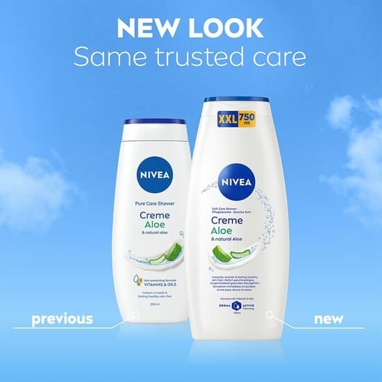 NIVEA Duschkräm Creme Aloe & Natural Aloe Shower 750 ml