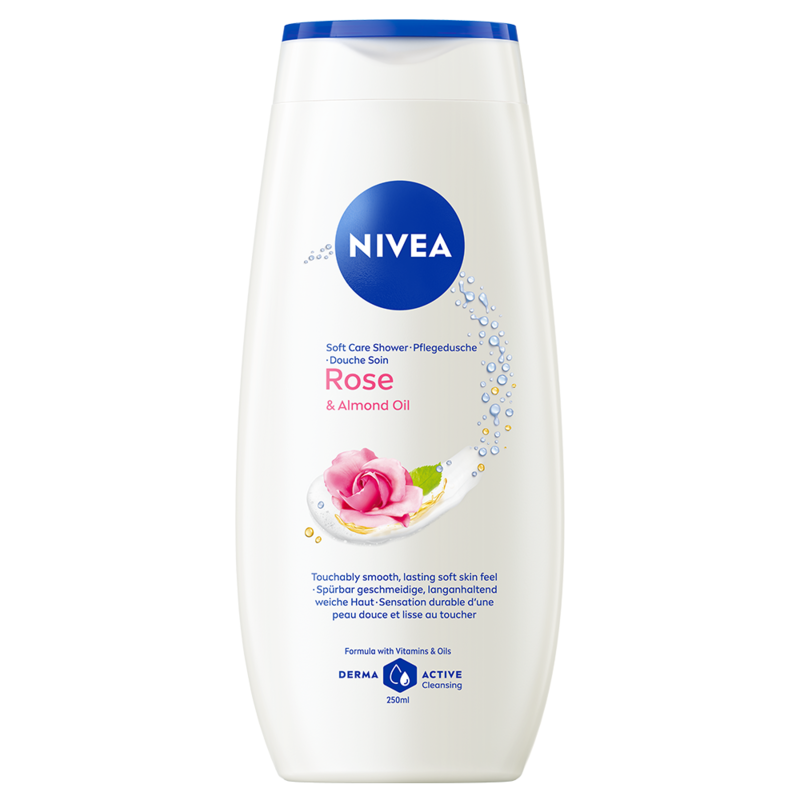NIVEA Duschtvål Rose & Almond Oil Shower 250 ml