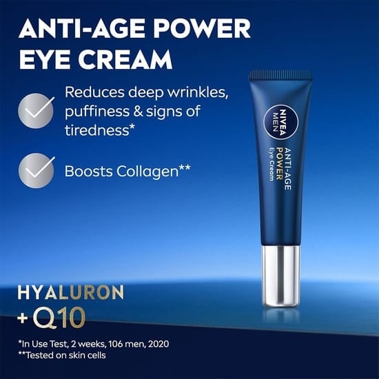 NIVEA MEN Ögonkräm Anti-Age Hyaluron Eye Cream 15 ml 