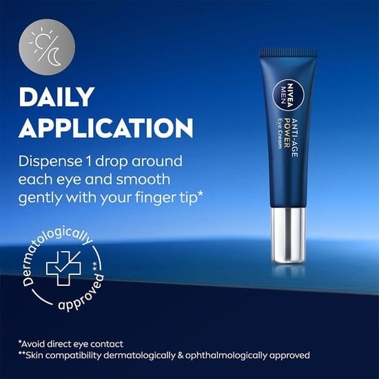 NIVEA MEN Ögonkräm Anti-Age Hyaluron Eye Cream 15 ml 