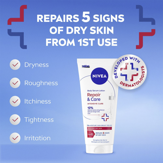 NIVEA Body Lotion Repair & Care Serum Lotion 200 ml