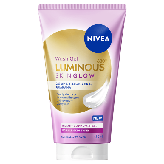 NIVEA Ansiktsrengöring Luminous Skin Glow Wash Gel 150 ml