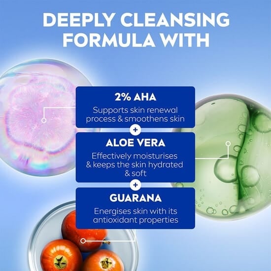 NIVEA Ansiktsrengöring Luminous Skin Glow Wash Gel 150 ml
