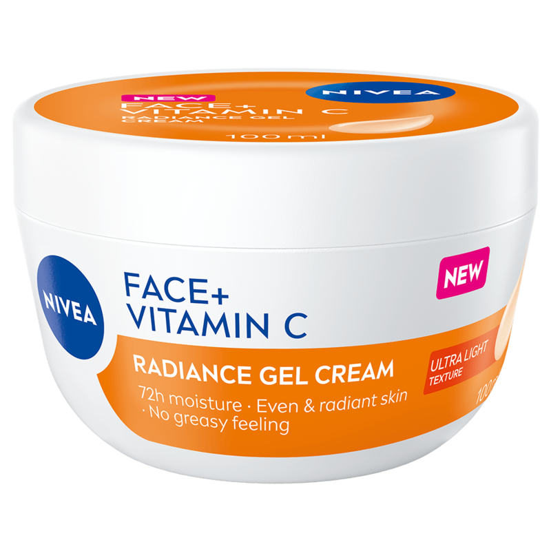 NIVEA FACE+ Ansiktskräm Vitamin C Radiance Gel Cream 100 ml