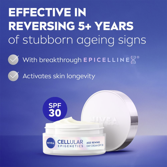 NIVEA Dagkräm Cellular Epigenetics Age Rewind Day cream SPF30 50 ml