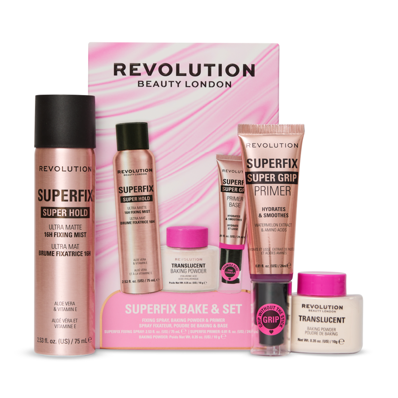 Revolution Beauty London Revolution Superfix Bake & Set