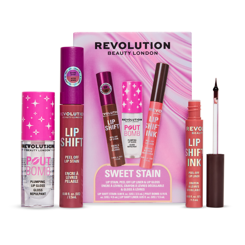 Revolution Beauty London Revolution Sweet Stain Lip Trio