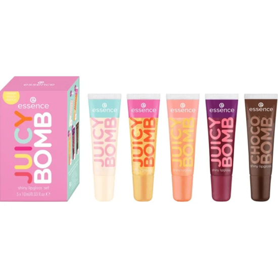 essence JUICY BOMB Shiny Lipgloss Set Sweet Treats Edition 04